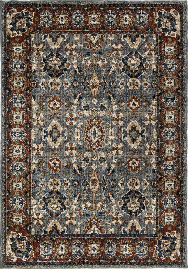 Aavik Indigo 5' x 7' Rug - Thumbnail - Image 1