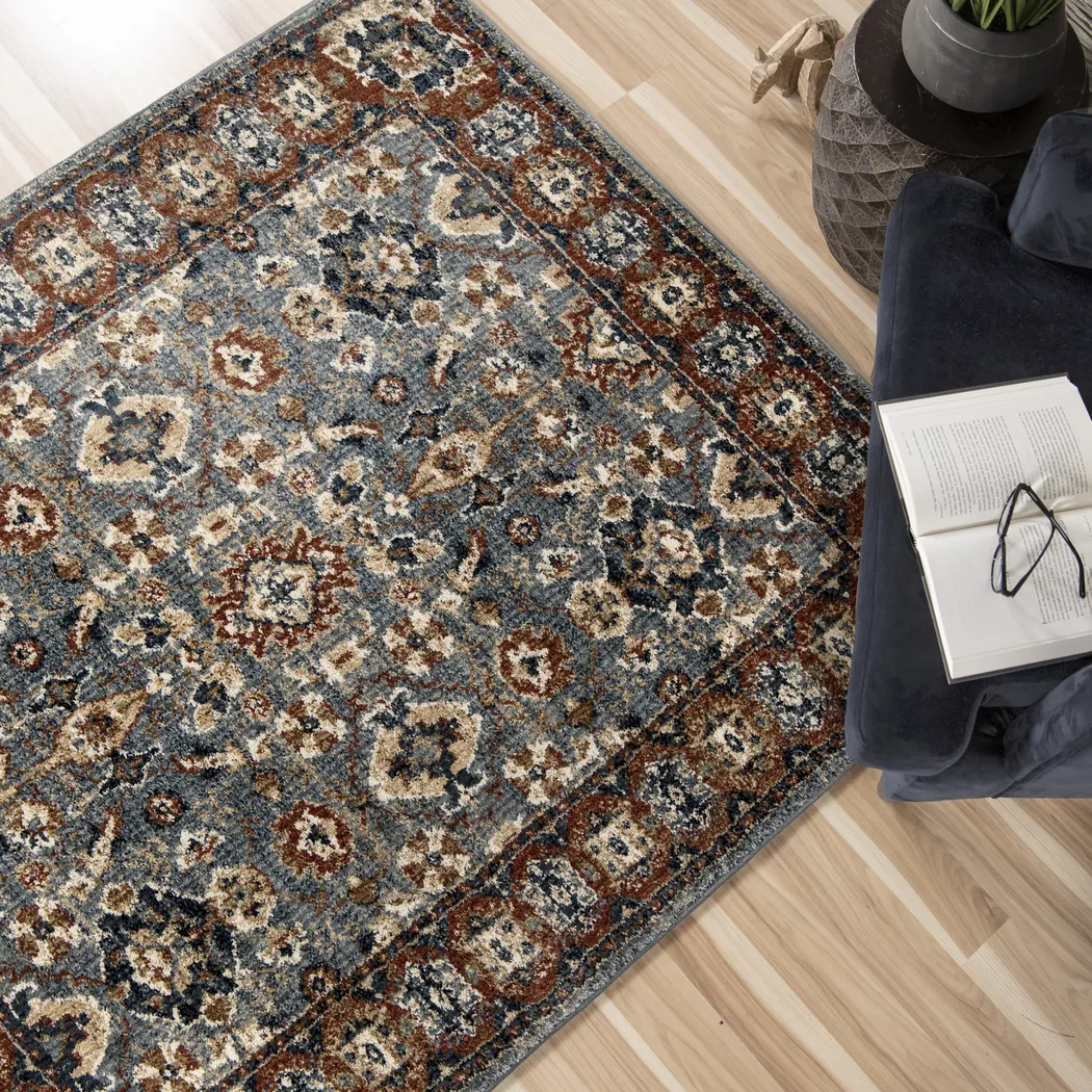 Aavik Indigo 7'6 x 9'6 Rug - Thumbnail - Image 5