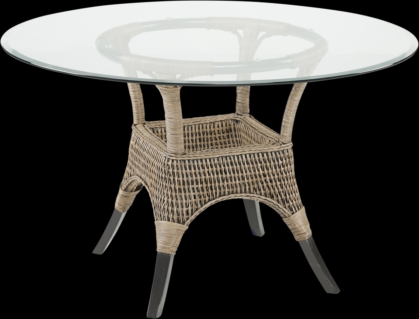 Abaco Rattan Round Dining Table - Thumbnail - Image 1