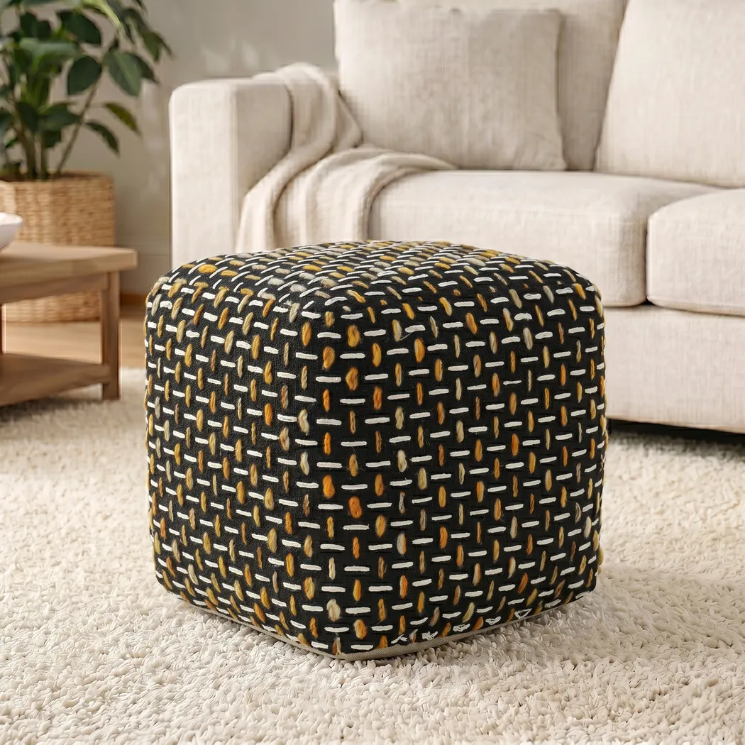 Abanela Black Pouf - Thumbnail - Image 9