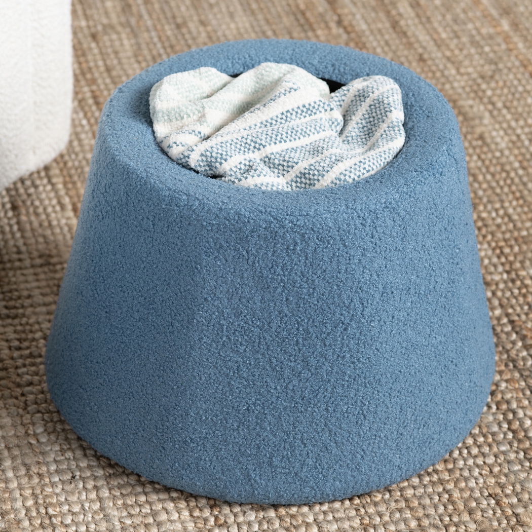 Abanto Indigo Blue Storage Ottoman - Thumbnail - Image 6