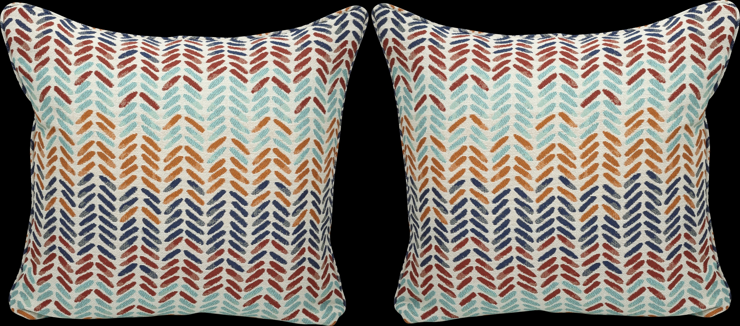 Abba Zabba Blue Accent Pillows (Set of 2) - Thumbnail - Image 1