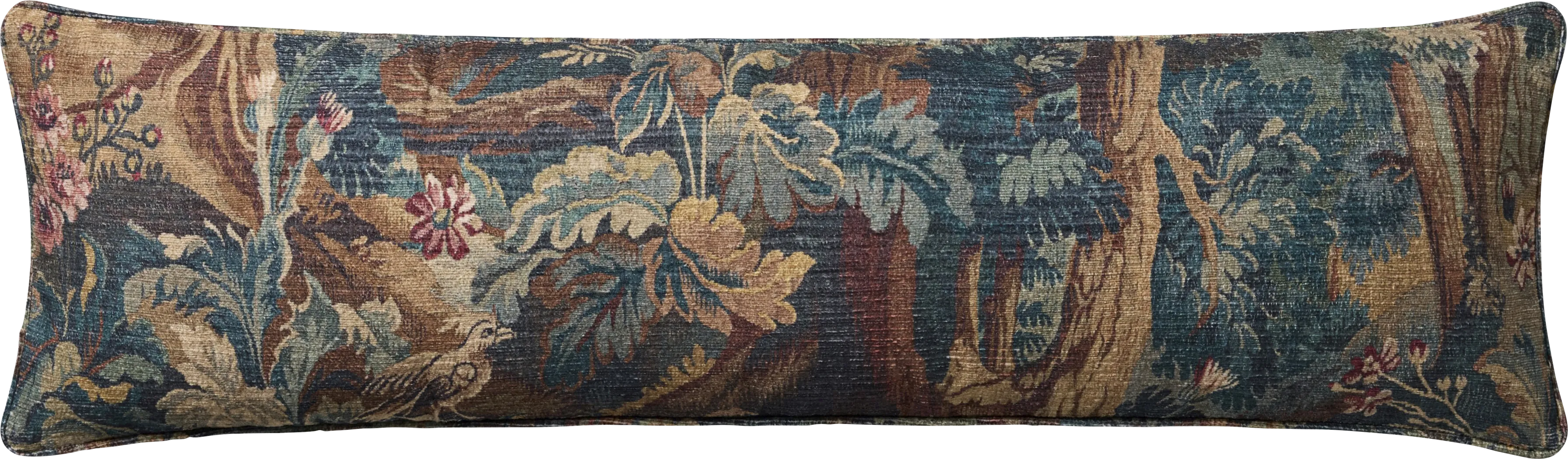 Abbai Green Lumbar Pillow - Thumbnail - Image 1