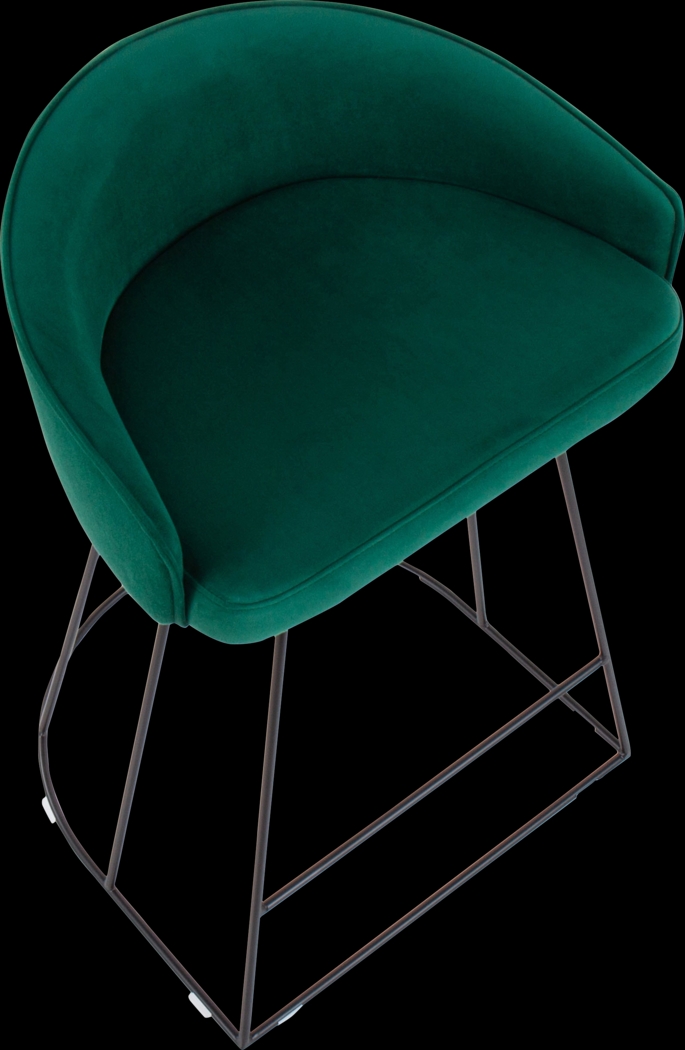 Abberdale I Green Counter Height Stool Set of 2 - Thumbnail - Image 6