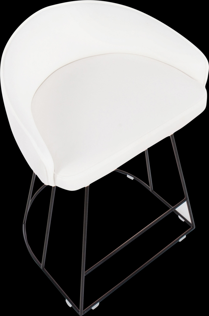 Abberdale I White Counter Height Stool Set of 2 - Thumbnail - Image 3