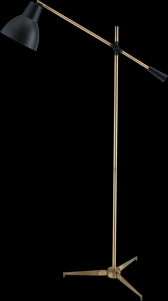 Abberton Brass Floor Lamp - Thumbnail - Image 3