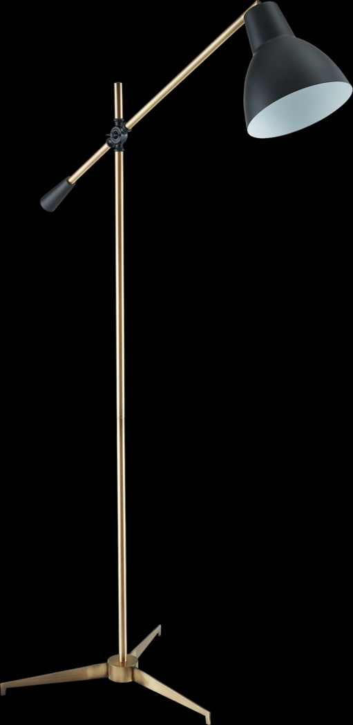 Abberton Brass Floor Lamp - Thumbnail - Image 1