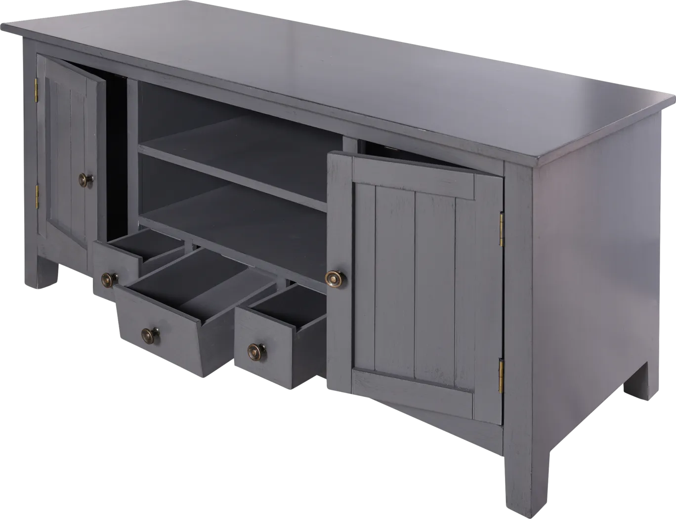 Abberville Gray 48 in. Console - Thumbnail - Image 2