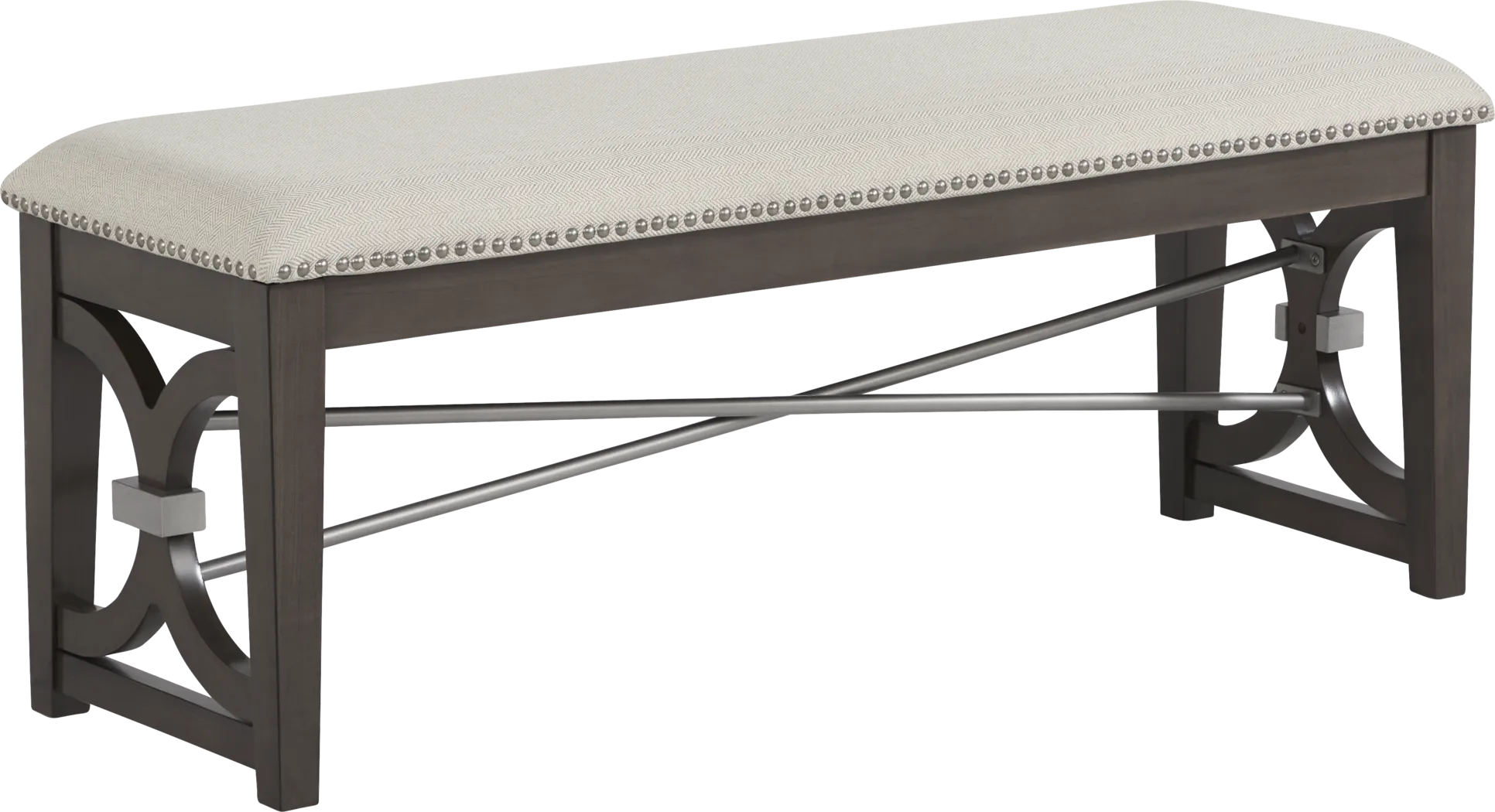 Abbey Court Brown Dining Bench - Thumbnail - Image 1