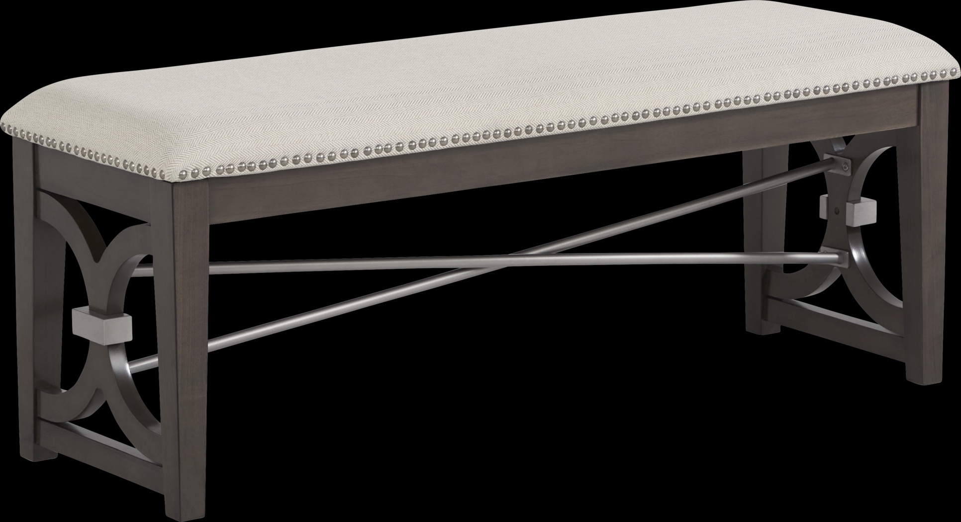 Abbey Court Brown Dining Bench - Thumbnail - Image 1