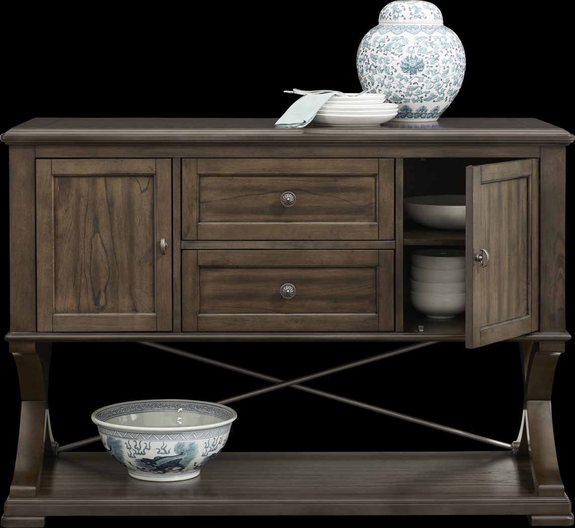 Abbey Court Brown 8 Pc Dining Room - Thumbnail - Image 6