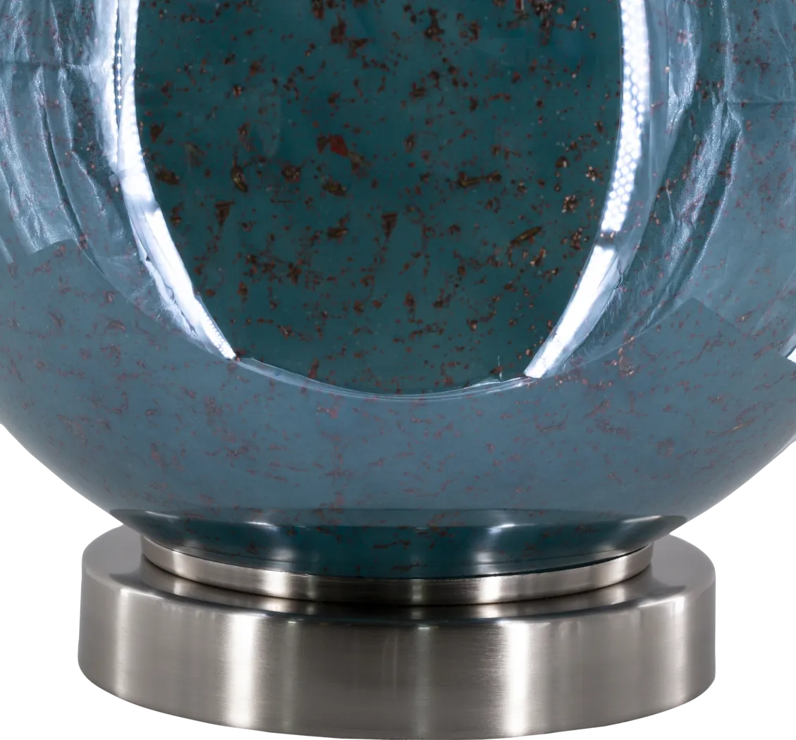 Abbey Cove Emerald Lamp - Thumbnail - Image 2