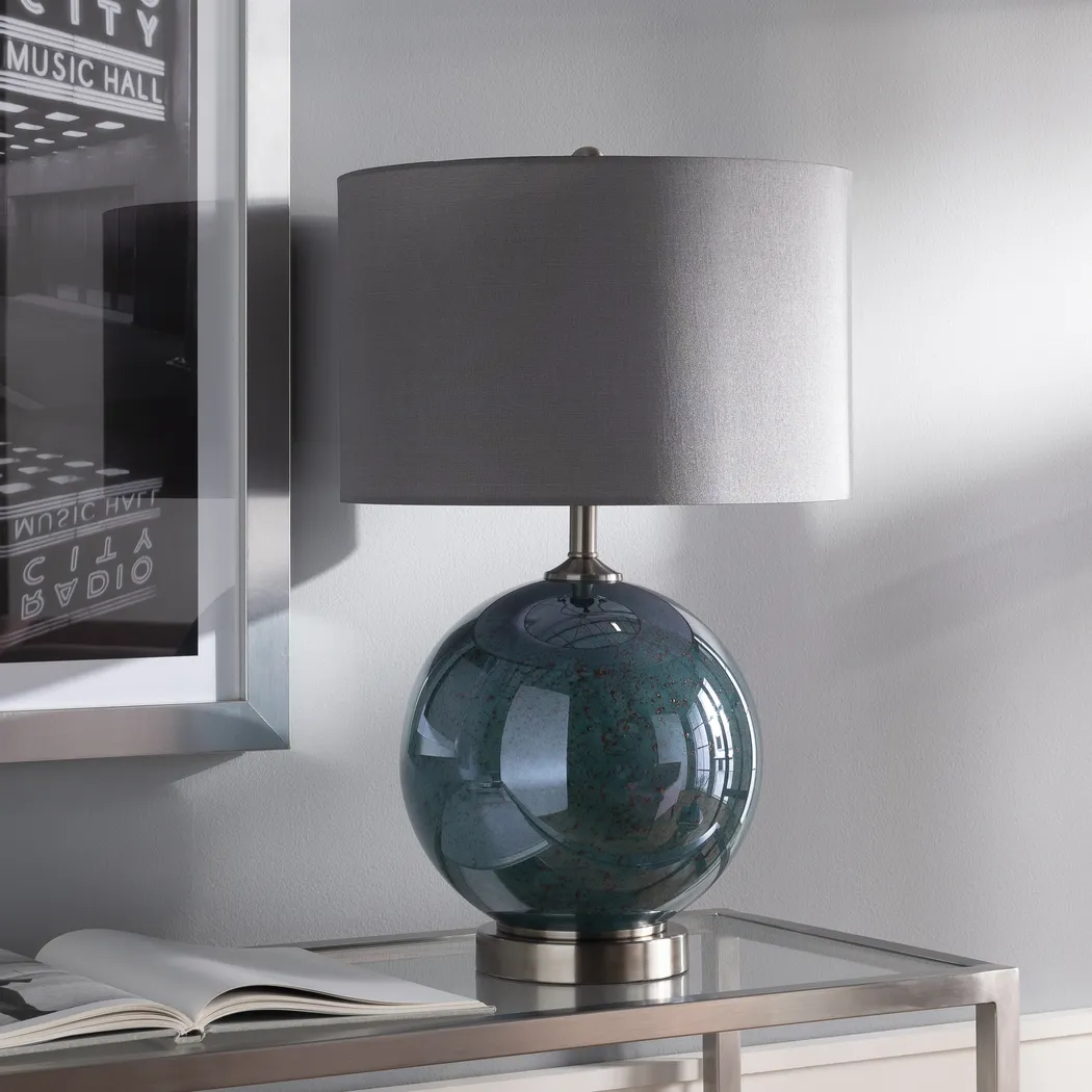 Abbey Cove Emerald Lamp - Thumbnail - Image 5