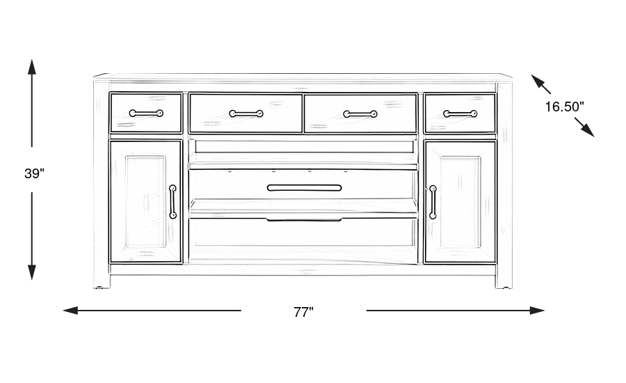 Dimension Image. Please refer to the Dimension Tab on this page for dimension details.