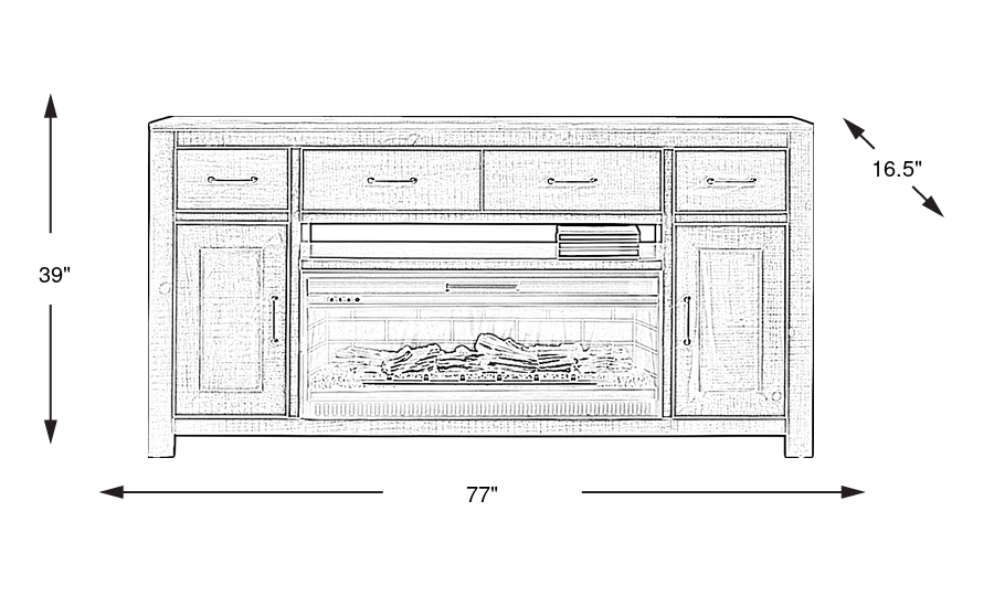 Dimension Image. Please refer to the Dimension Tab on this page for dimension details.