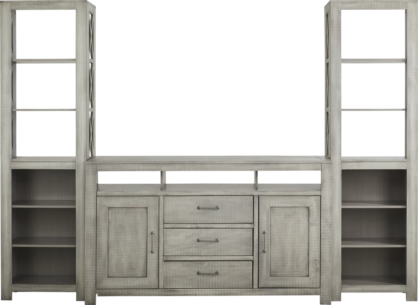 Abbey Springs Gray 3 Pc Wall Unit - Thumbnail - Image 1