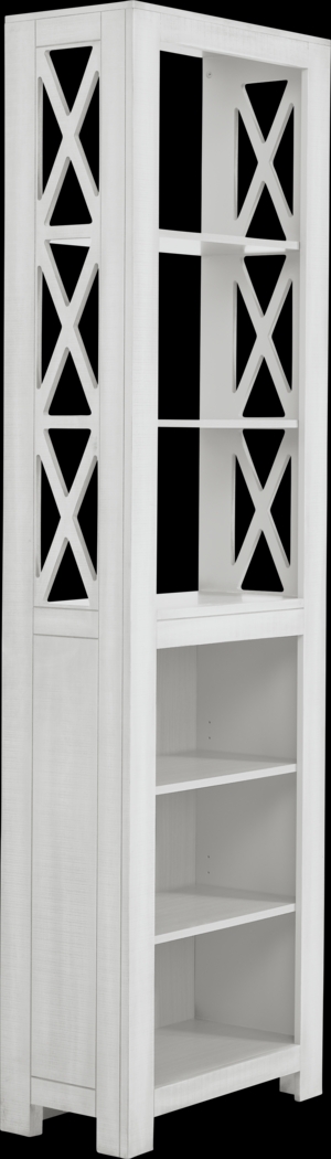 Abbey Springs White Bookcase - Thumbnail - Image 3