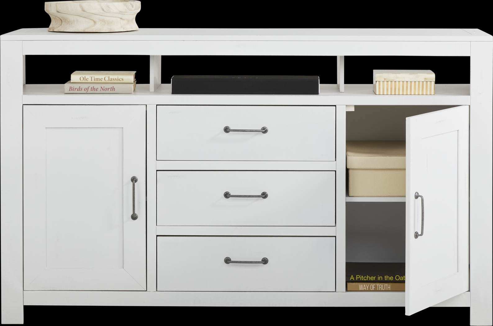 Abbey Springs White Console - Thumbnail - Image 3