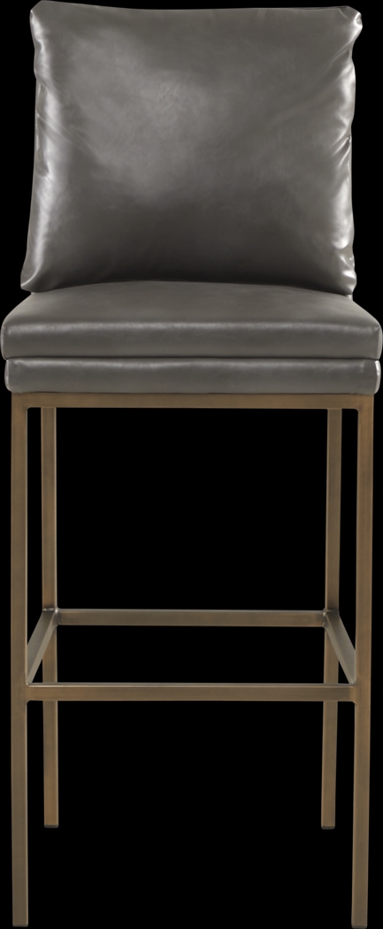Abbeyhill Gray Barstool - Thumbnail - Image 2