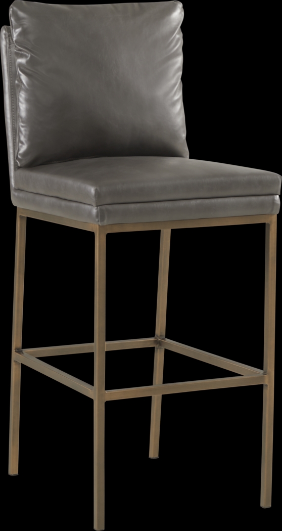 Abbeyhill Gray Barstool - Thumbnail - Image 1