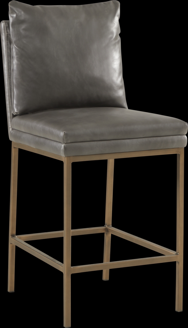 Abbeyhill Gray Counter Height Stool - Thumbnail - Image 1