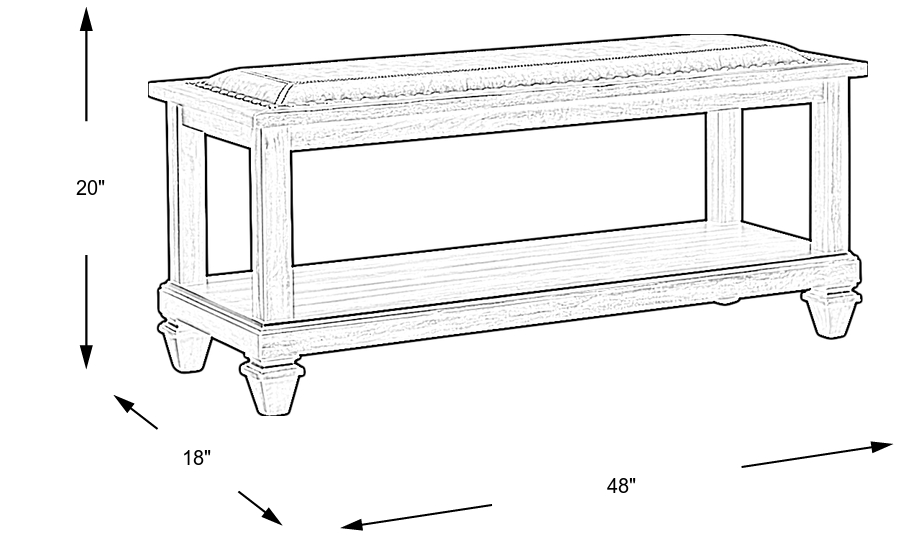 Dimension Image. Please refer to the Dimension Tab on this page for dimension details.