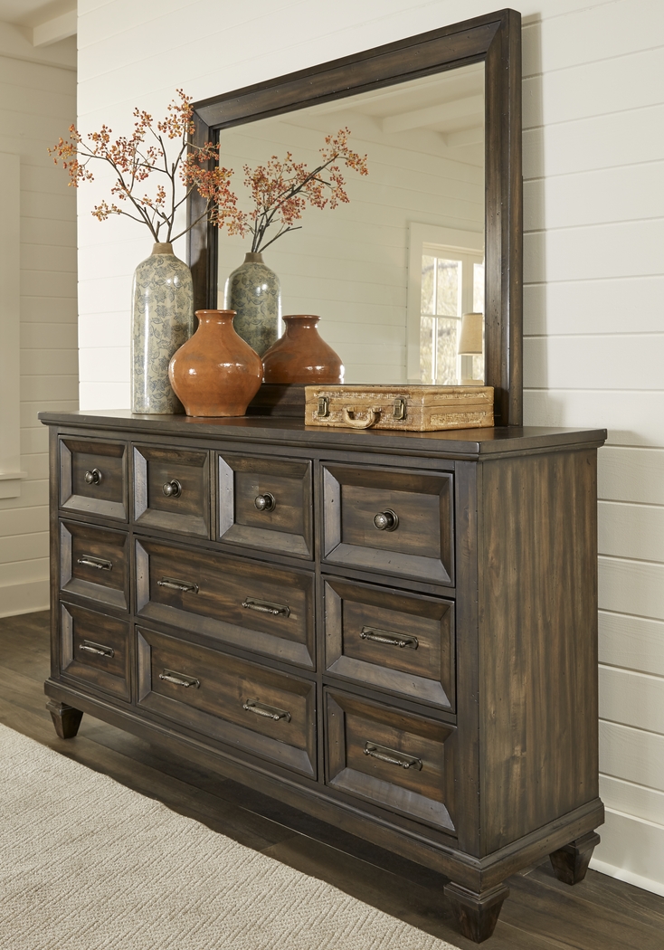 Abbeywood Brown Dresser - Thumbnail - Image 4