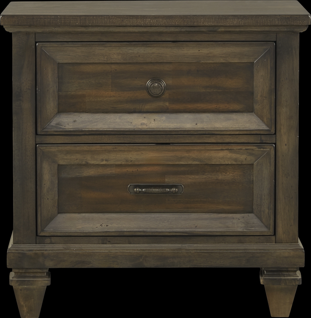Abbeywood Brown Nightstand - Thumbnail - Image 1