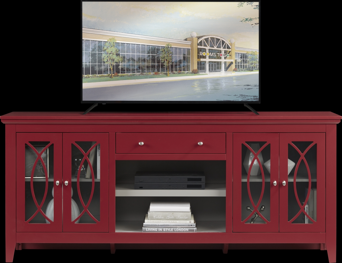 Abbie Crimson 80 in. Console - Thumbnail - Image 1