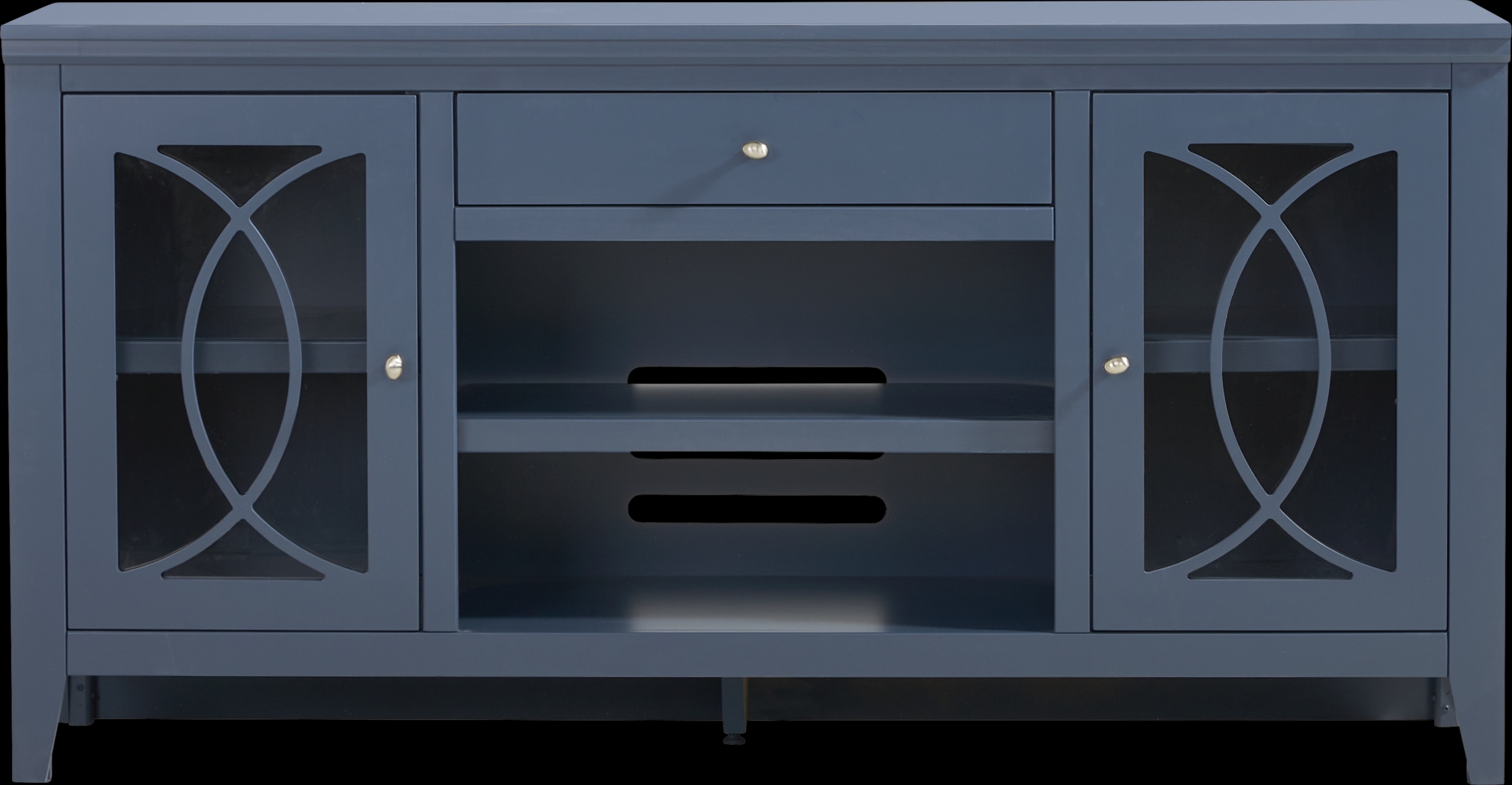 Abbie II Blue 66 in. Console - Thumbnail - Image 1