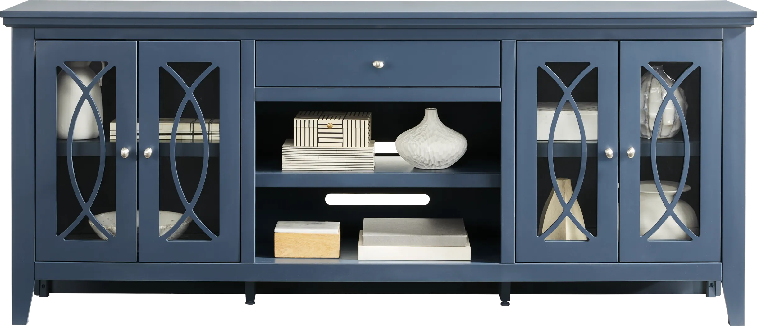 Abbie II Blue 80 in. Console - Thumbnail - Image 3