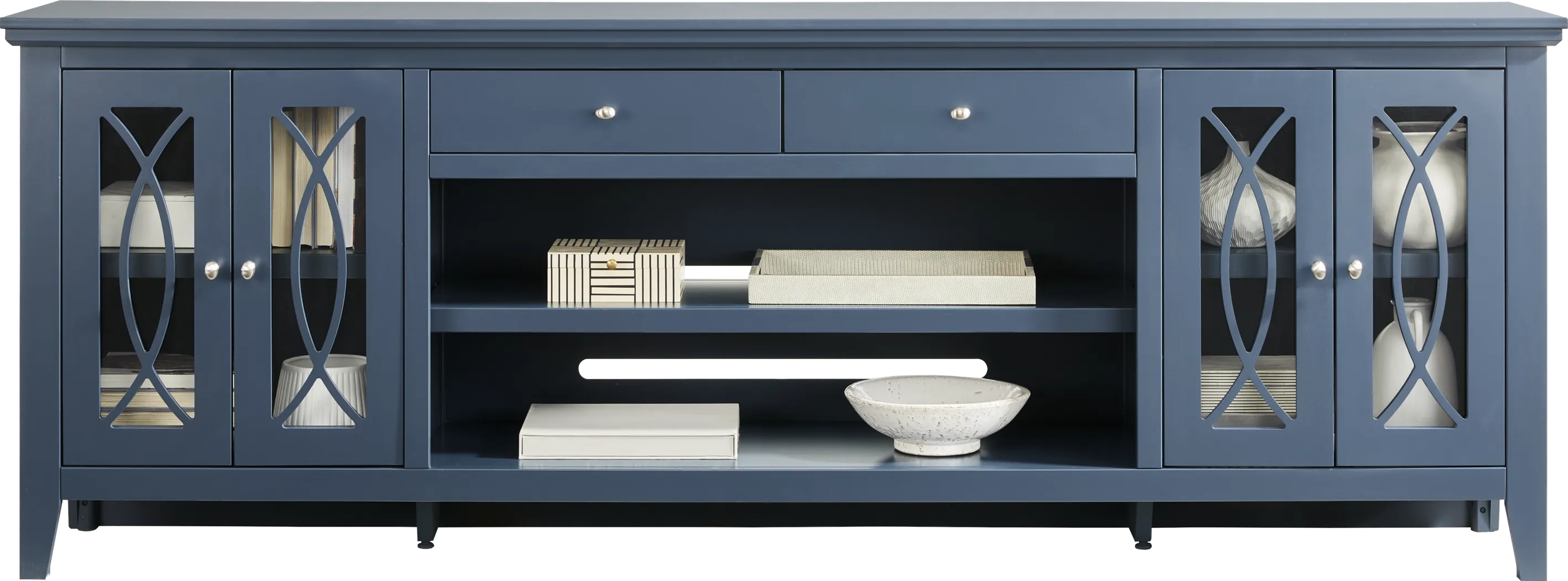 Abbie II Blue 93 in. Console - Thumbnail - Image 3