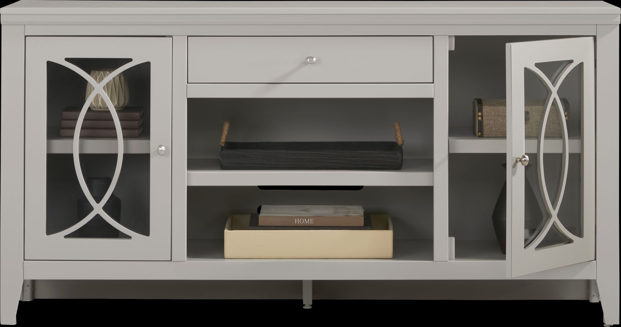 Abbie II Gray 66 in. Console - Thumbnail - Image 2