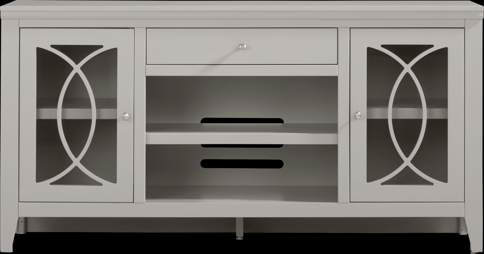 Abbie II Gray 66 in. Console - Thumbnail - Image 1