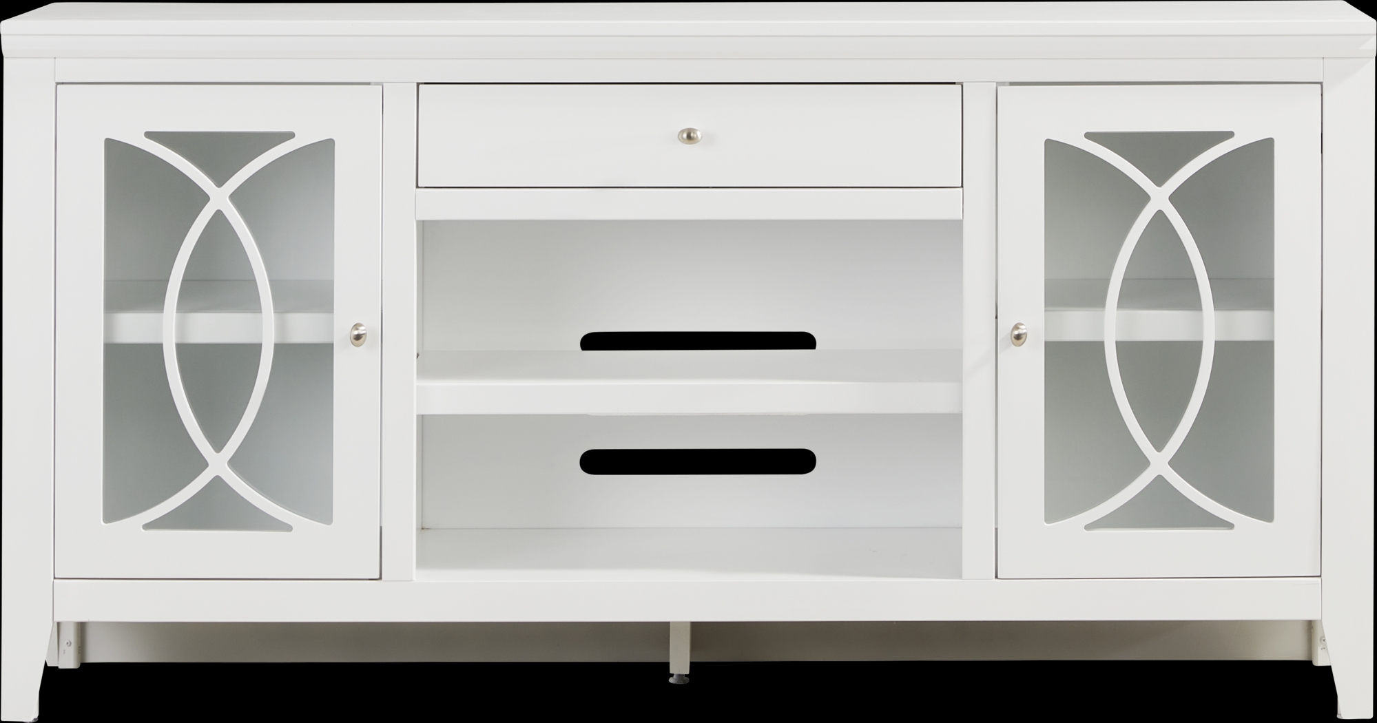 Abbie II White 66 in. Console - Thumbnail - Image 1