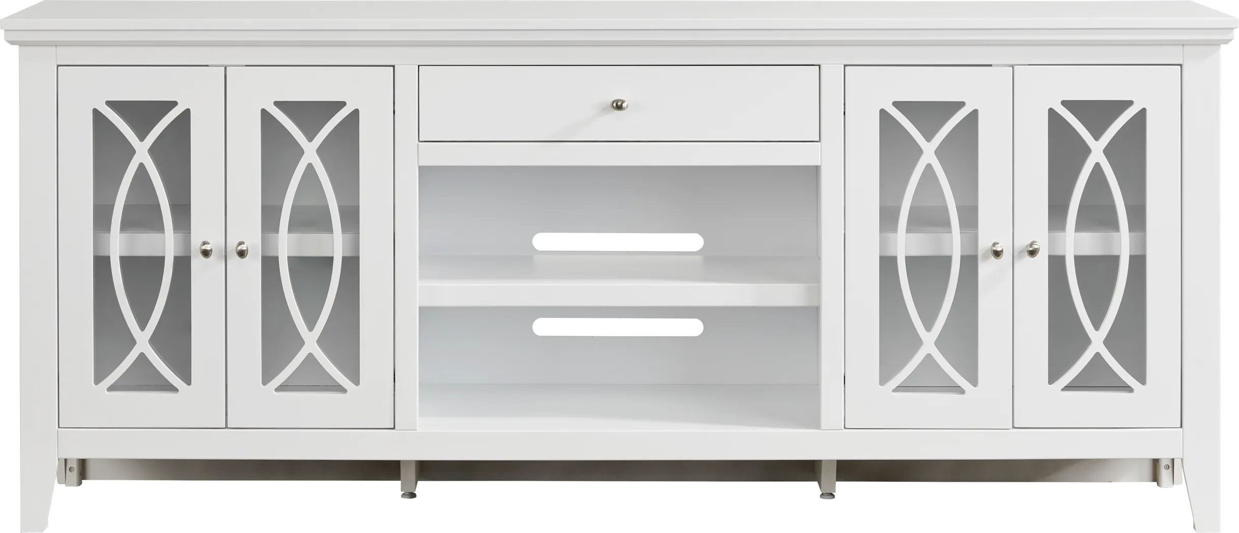 Abbie II White 80 in. Console - Thumbnail - Image 1