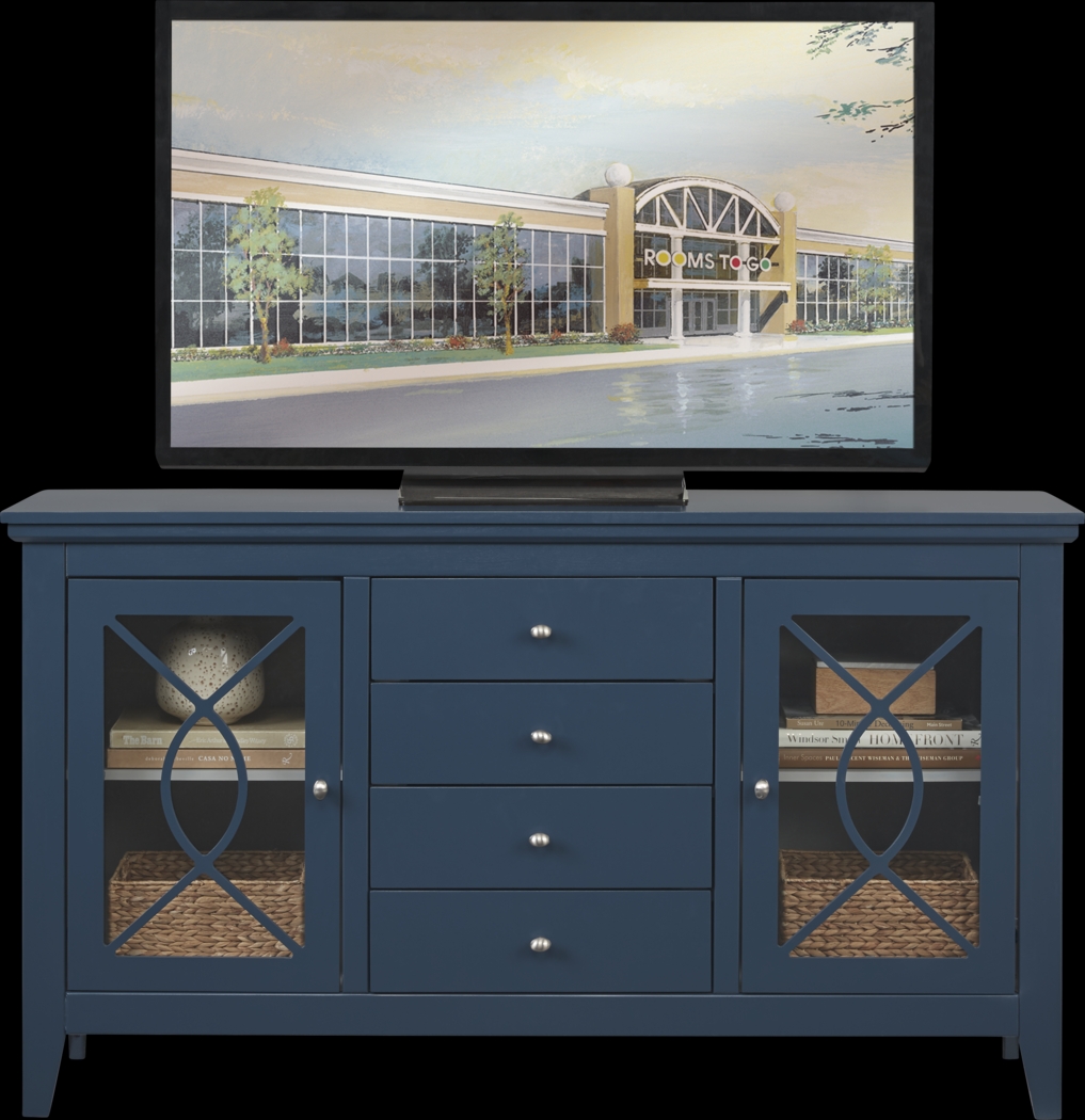 Abbie Navy 62 in. Console - Thumbnail - Image 1