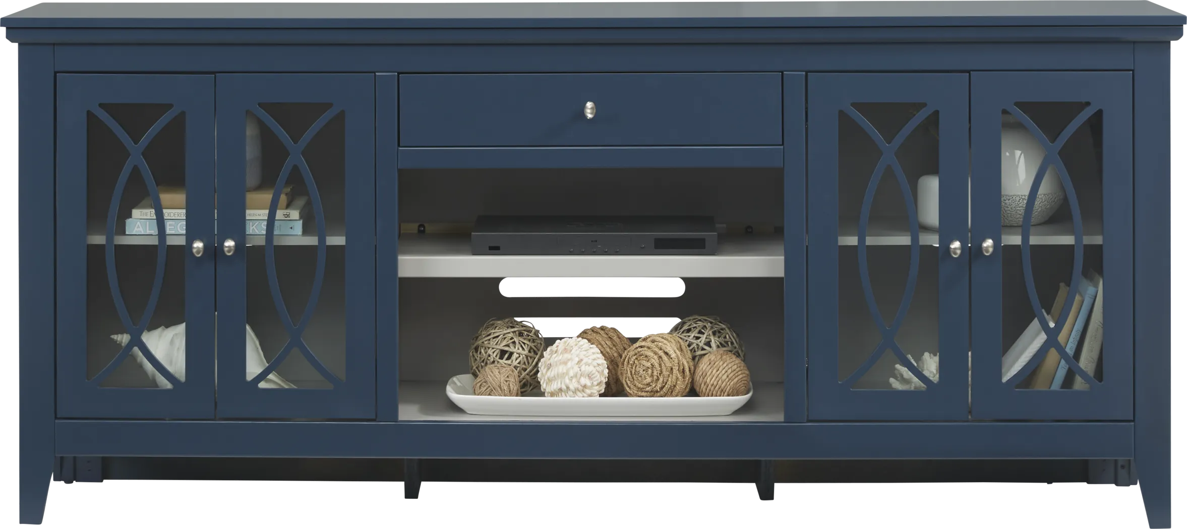 Abbie Navy 80 in. Console - Thumbnail - Image 3