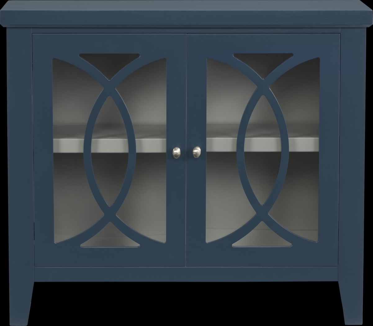 Abbie Navy Accent Cabinet - Thumbnail - Image 1