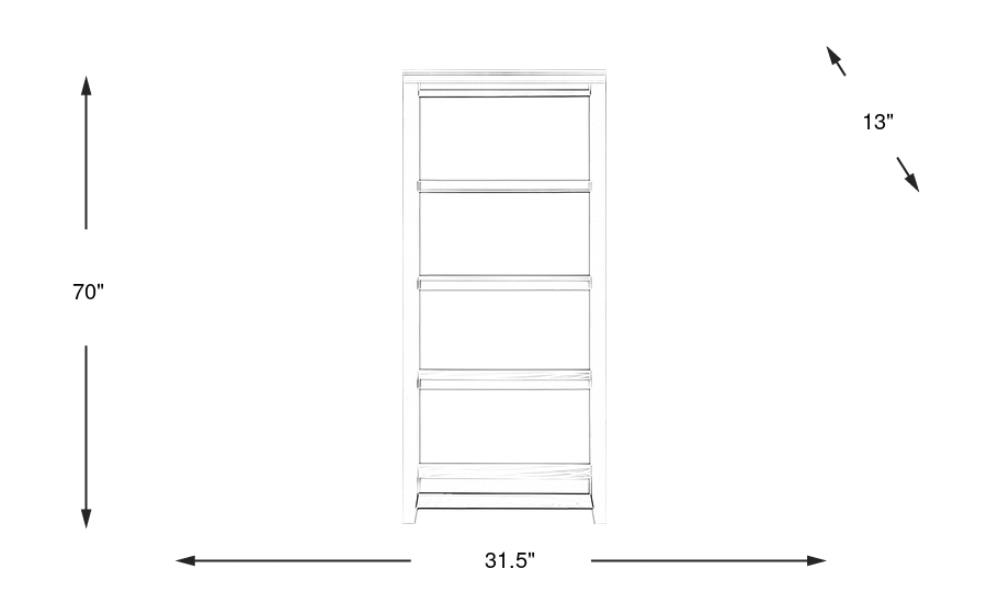 Dimension Image. Please refer to the Dimension Tab on this page for dimension details.