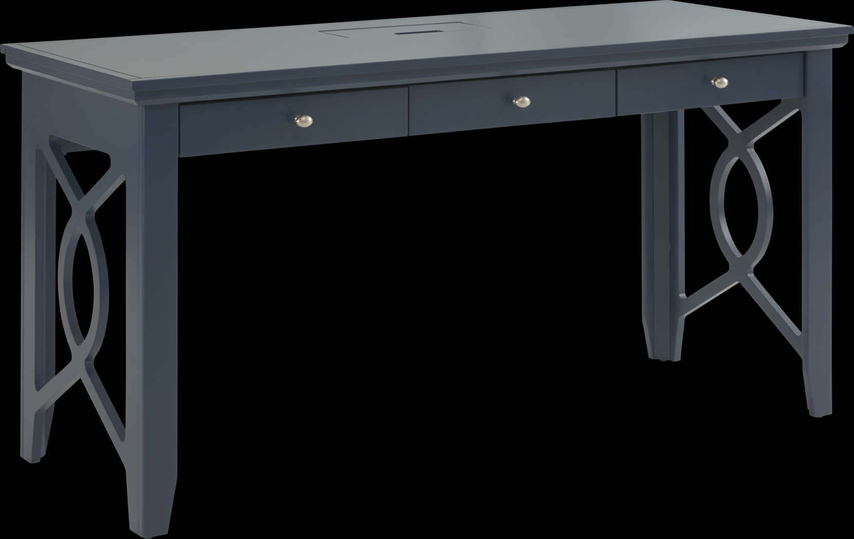 Abbie Navy Writing Desk - Thumbnail - Image 1