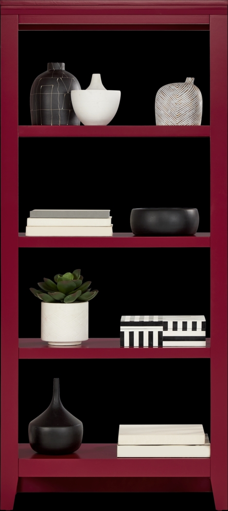 Abbie Red Bookcase - Thumbnail - Image 2