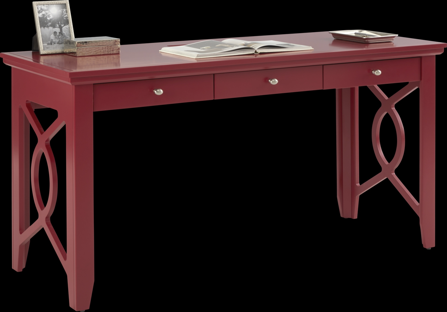 Abbie Red Writing Desk - Thumbnail - Image 2