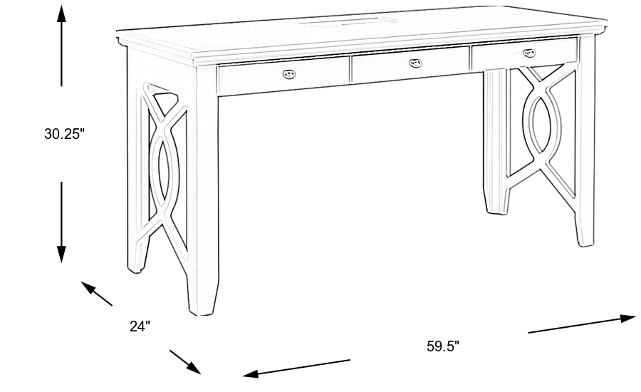 Dimension Image. Please refer to the Dimension Tab on this page for dimension details.