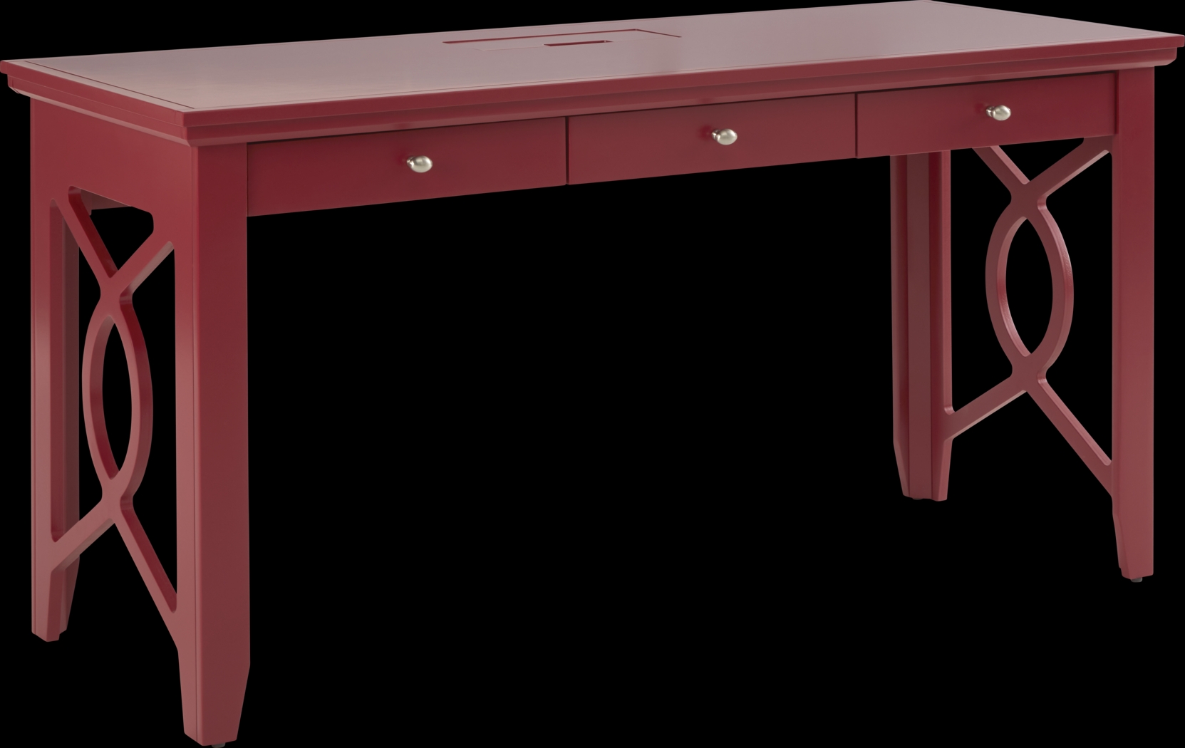 Abbie Red Writing Desk - Thumbnail - Image 1