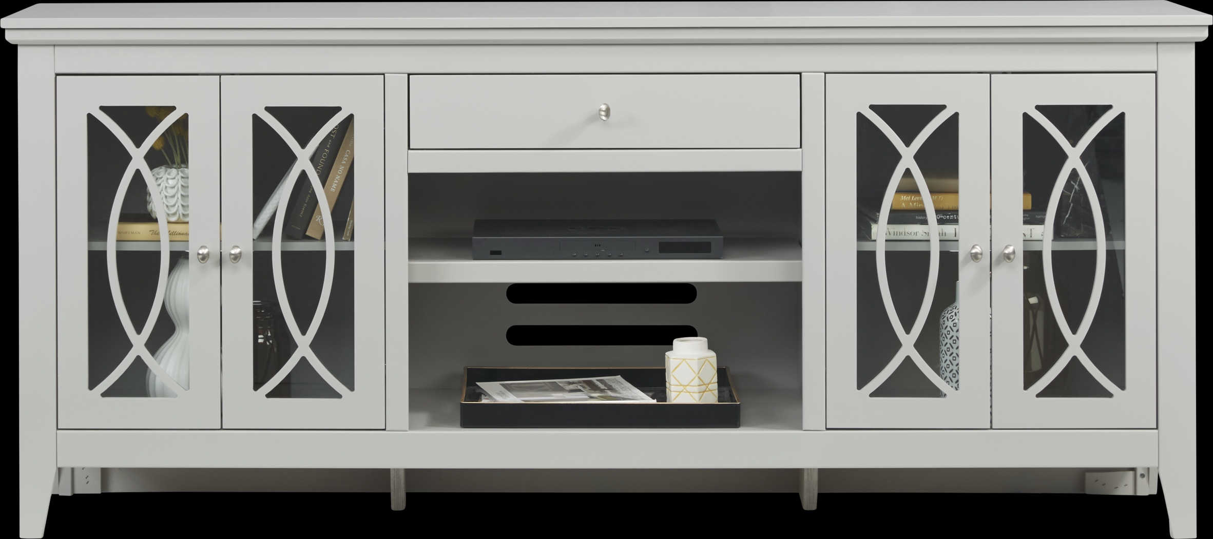 Abbie Silver 80 in. Console - Thumbnail - Image 3