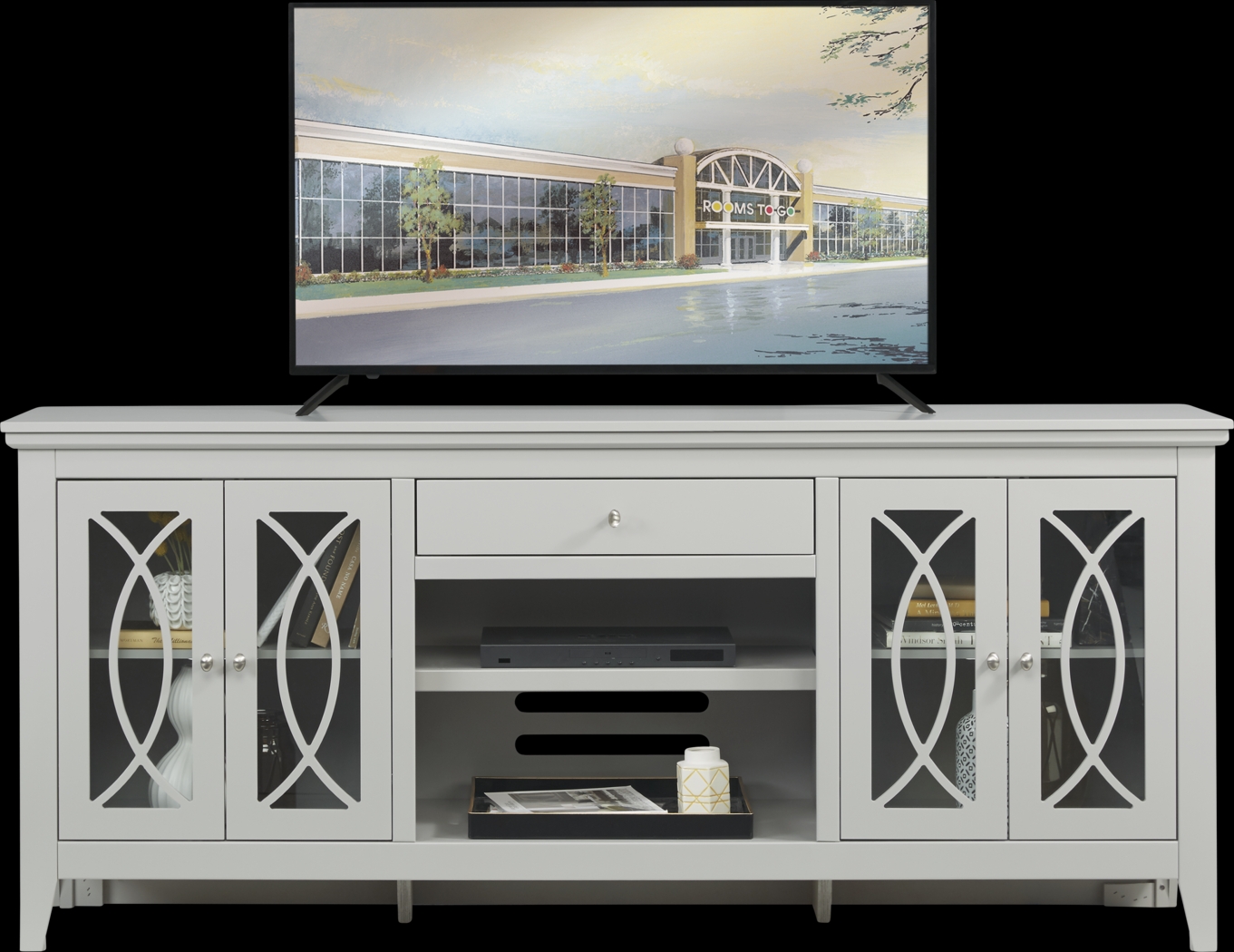 Abbie Silver 80 in. Console - Thumbnail - Image 1