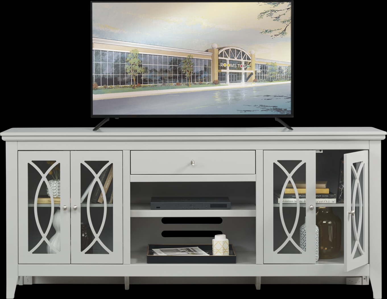 Abbie Silver 80 in. Console - Thumbnail - Image 2