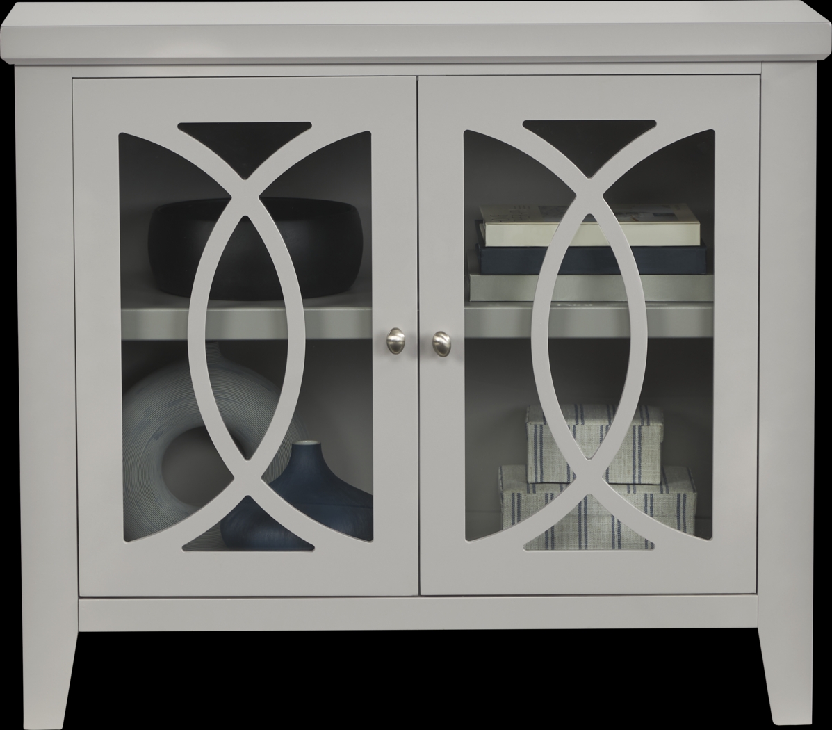 Abbie Silver Accent Cabinet - Thumbnail - Image 2