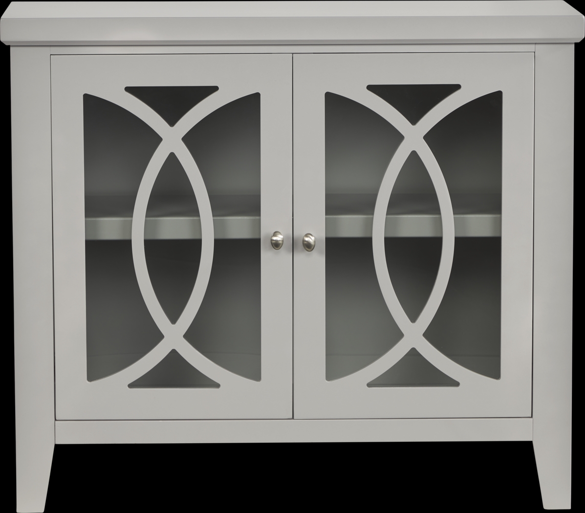 Abbie Silver Accent Cabinet - Thumbnail - Image 1